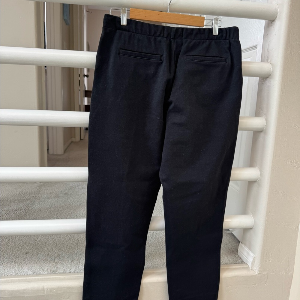 Everlane Dream Pants Black Tapered Front-Crease - Picture 4 of 4